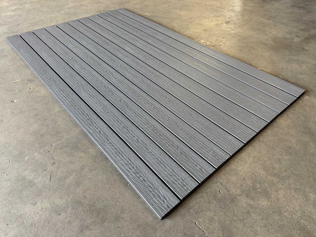Composiet vloer plank grijs (25x) - afbeelding 12 van  13