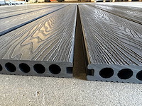 Composiet vloer plank zwart (25x) - afbeelding 3 van  11