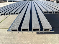 Composiet wandpaneel silver-grey-black (30x)