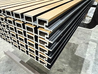 Composiet wandpaneel teak-black (120x) - afbeelding 4 van  6