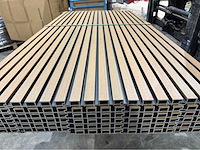 Composiet wandpaneel teak-black (120x) - afbeelding 6 van  9