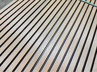 Composiet wandpaneel teak-black (120x) - afbeelding 2 van  14