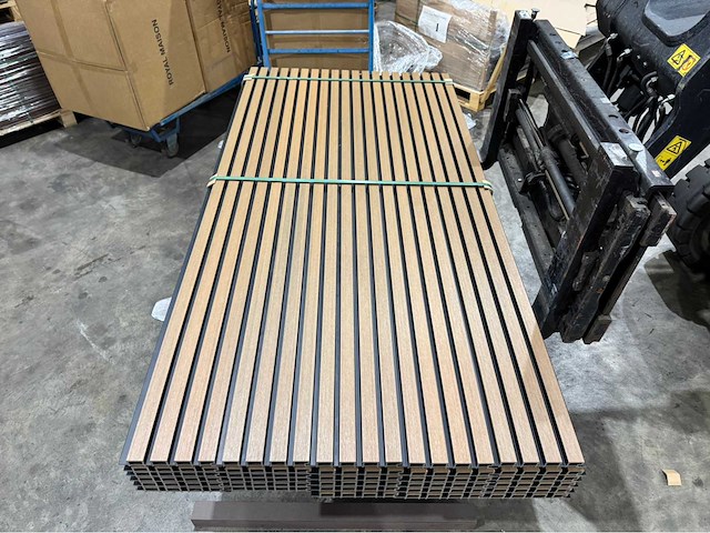 Composiet wandpaneel teak-black (120x) - afbeelding 8 van  14