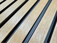 Composiet wandpaneel teak-black (120x) - afbeelding 13 van  14