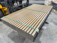 Composiet wandpaneel teak-black (45x) - afbeelding 1 van  1