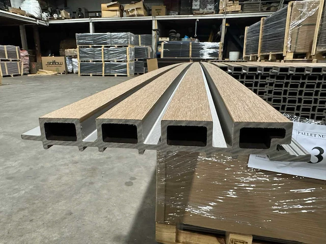 Composiet wandpaneel teak-grey (120x) 2900mm - afbeelding 8 van  19