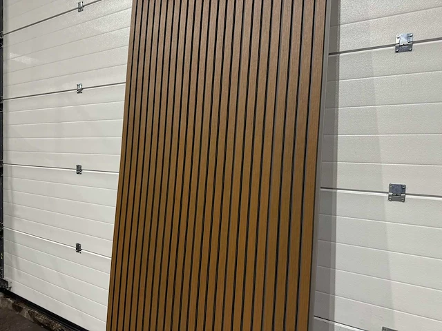 Composiet wandpaneel teak-grey (120x) 2900mm - afbeelding 17 van  19