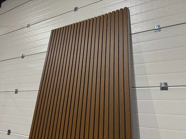 Composiet wandpaneel teak-grey (120x) 2900mm - afbeelding 18 van  19
