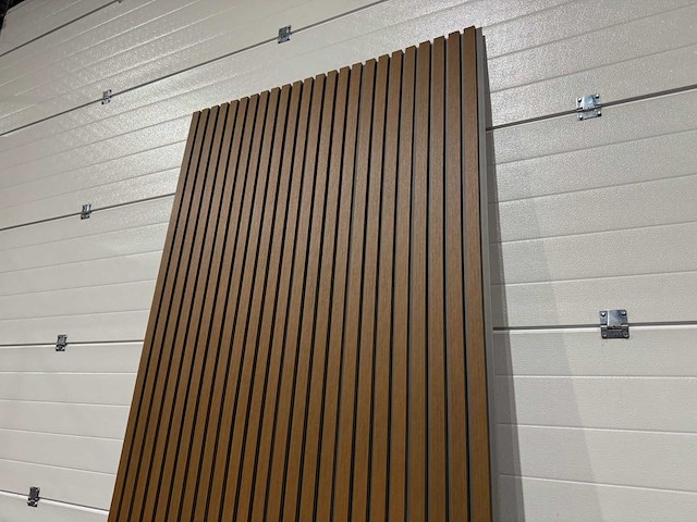 Composiet wandpaneel teak-grey (15x) - afbeelding 11 van  19