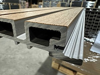 Composiet wandpaneel teak-grey (15x) - afbeelding 10 van  19