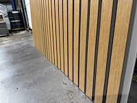 Composiet wandpaneel teak-grey (15x) - afbeelding 5 van  10