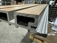 Composiet wandpaneel teak-grey (60x) 2900mm - afbeelding 10 van  19
