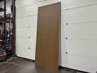Composiet wandpaneel teak-grey (60x) 2900mm - afbeelding 12 van  19
