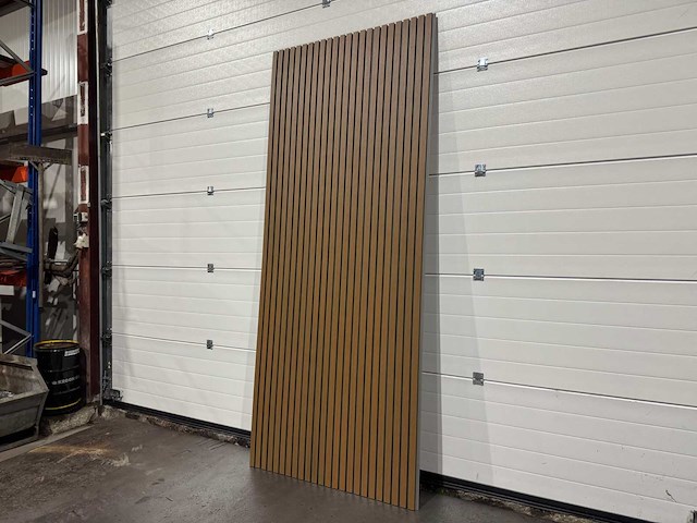 Composiet wandpaneel teak-grey (60x) - afbeelding 14 van  19