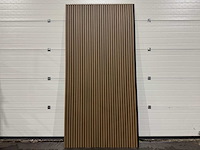 Composiet wandpaneel teak-grey (60x) - afbeelding 12 van  19