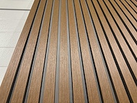 Composiet wandpaneel teak-grey (60x) - afbeelding 11 van  19