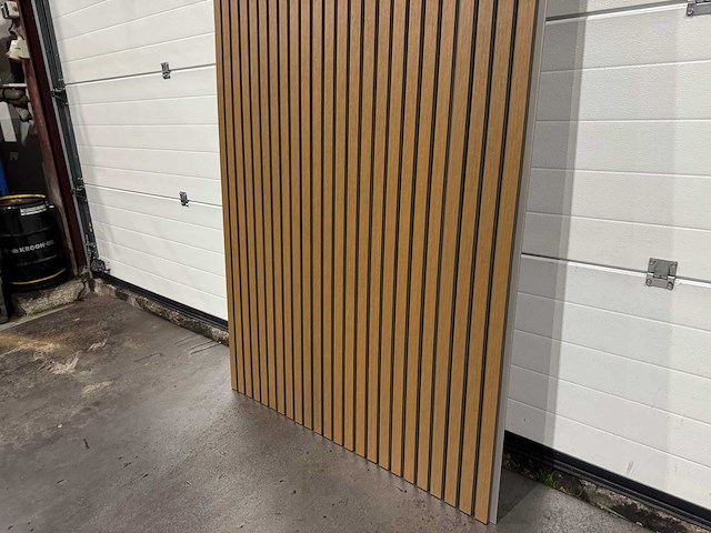 Composiet wandpaneel teak-grey (60x) - afbeelding 5 van  19