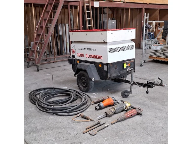 Compressor aanhanger, ingeroll rand, p70wn, 1996 - afbeelding 1 van  26
