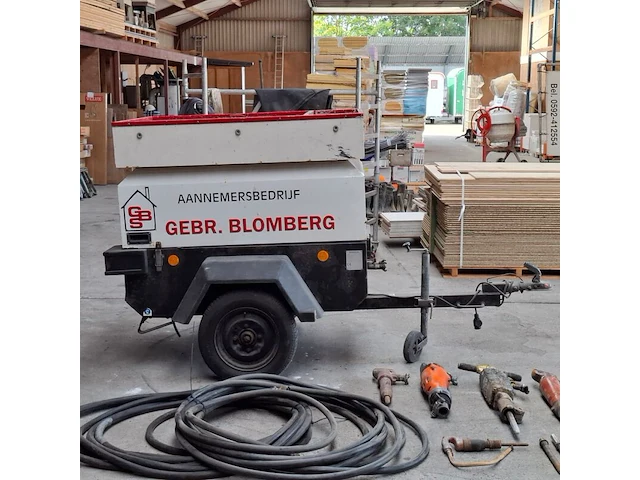 Compressor aanhanger, ingeroll rand, p70wn, 1996 - afbeelding 25 van  26