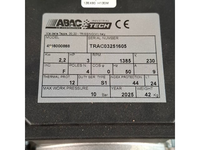 Compressor, abac tech, 4116000868 - afbeelding 3 van  8