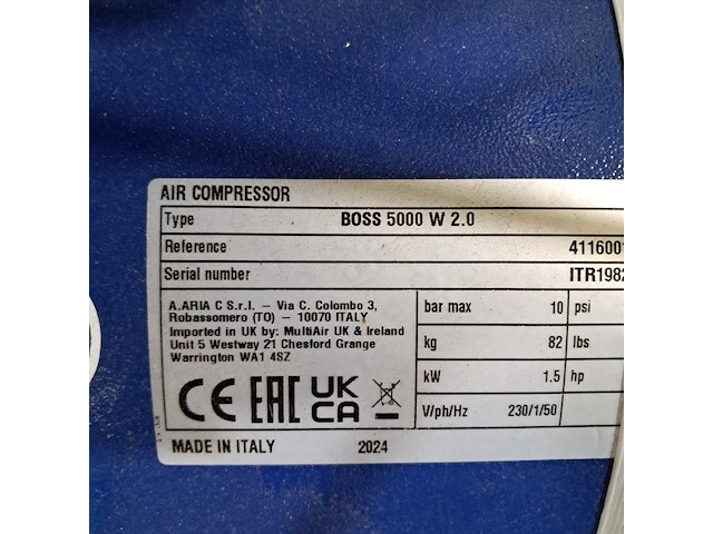 Compressor, agre, boss 5000 w 2.0, 2024 - afbeelding 3 van  11