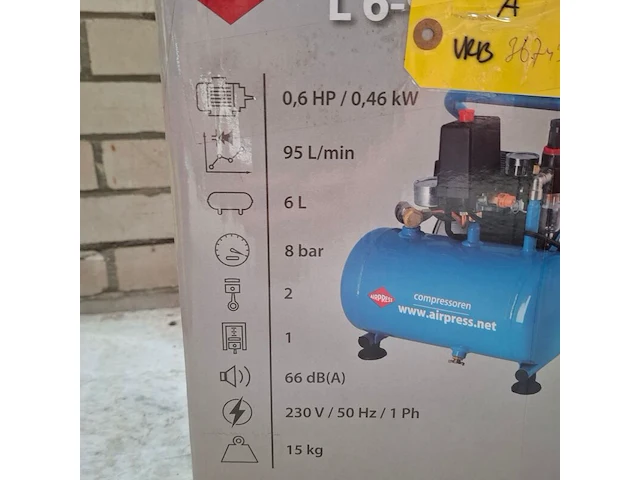 Compressor airpress, l 6-95 - afbeelding 3 van  4