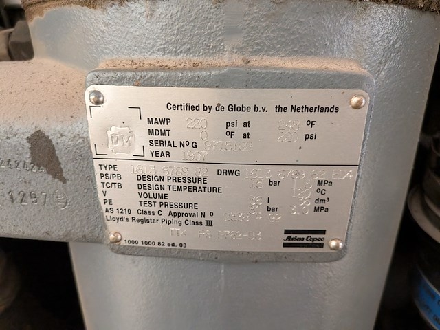 Compressor atlas copco, ga 30, bouwjaar 1997 - afbeelding 4 van  18