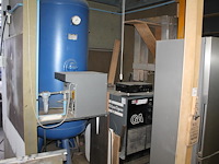 Compressor atlas copco ga111-122 met buffervat 900 ltr en luchtdroger eminent. 7468 draaiuren. bouwjaar ve...