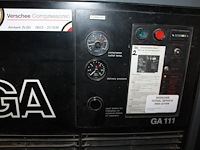 Compressor atlas copco ga111-122 met buffervat 900 ltr en luchtdroger eminent. 7468 draaiuren. bouwjaar ve... - afbeelding 5 van  7