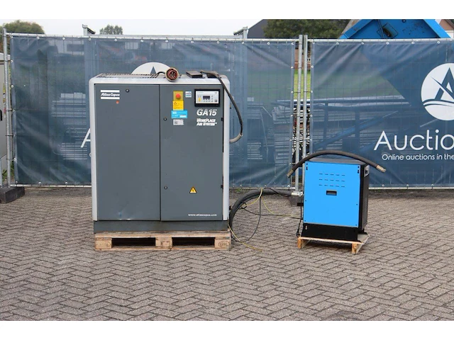 Compressor atlas copco ga15 elektrisch 7.5bar 2001 - afbeelding 1 van  1