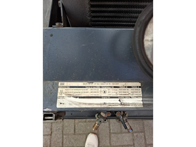 Compressor atlas copco, xahs 57, bouwjaar 2009 - afbeelding 11 van  13