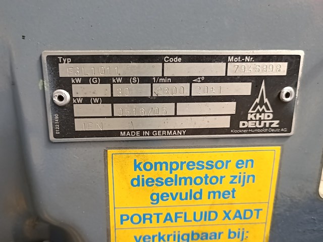 Compressor, atlas copco, xas55 - afbeelding 3 van  22