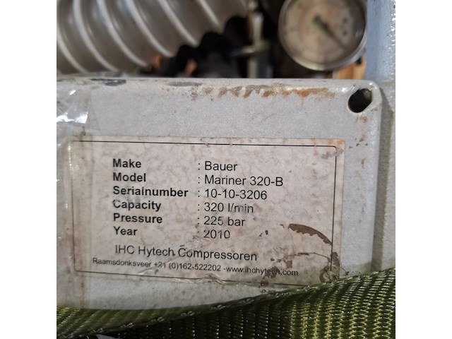Compressor, bauer, mariner 320-b, 2010 - afbeelding 5 van  13