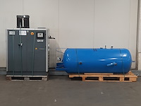 Compressor en buffervat, o.a atlas copco, o.a ga 18 - afbeelding 1 van  18
