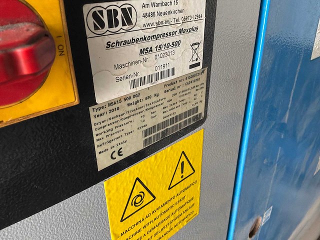 Compressor en hydrounit in zeecontainer - afbeelding 3 van  5