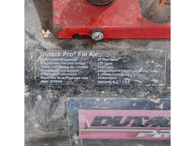 Compressor fatair, dutack pro, bouwjaar 2009 - afbeelding 4 van  6