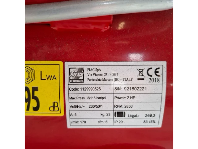 Compressor fiac, cosmos 2420 - afbeelding 2 van  6