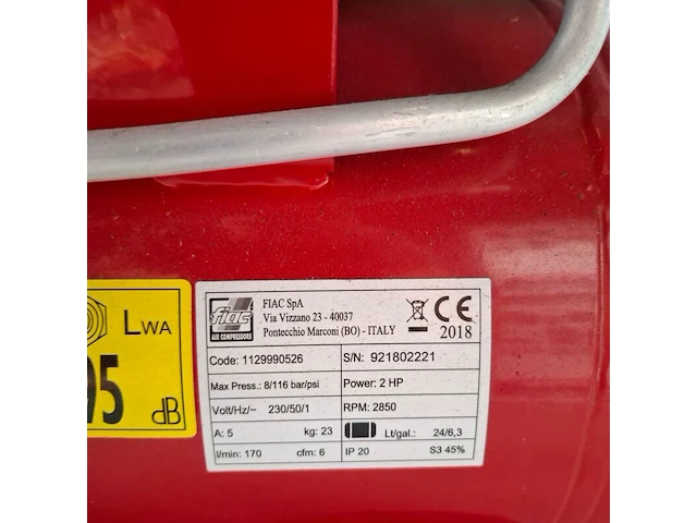 Compressor fiac, cosmos 2420 - afbeelding 2 van  6