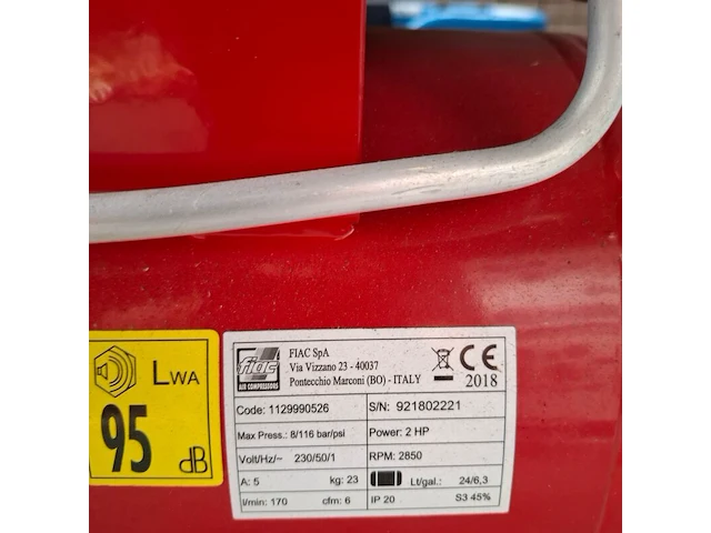 Compressor fiac, cosmos 2420 - afbeelding 3 van  6