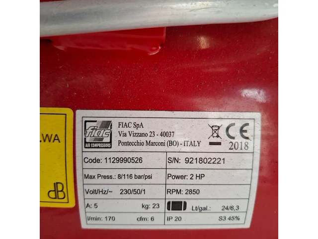 Compressor fiac, cosmos 2420 - afbeelding 3 van  6