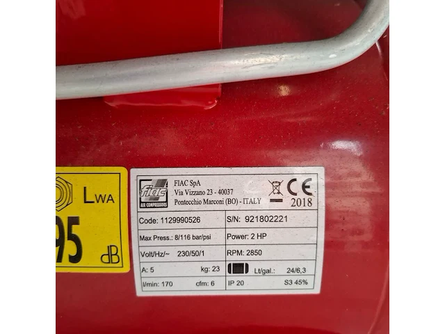 Compressor fiac, cosmos 2420 - afbeelding 3 van  6