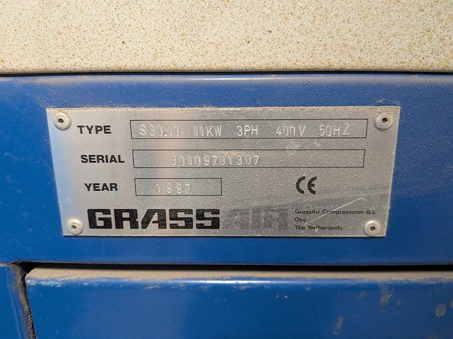 Compressor grass air, s30.10 sfx, bouwjaar 1997 - afbeelding 6 van  8