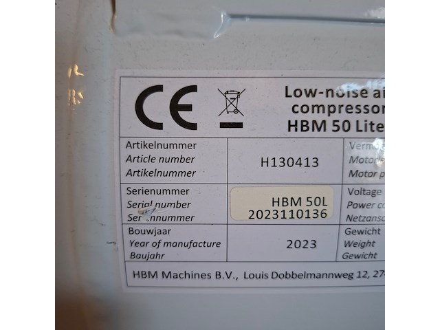 Compressor hbm, h130413, bouwjaar 2023 - afbeelding 6 van  8