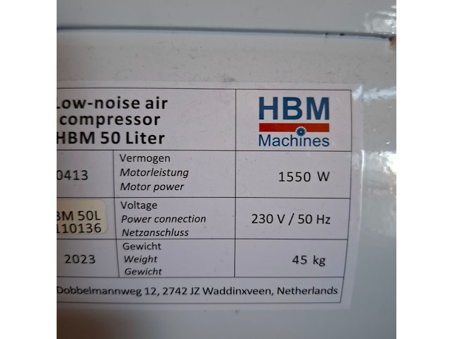 Compressor hbm, h130413, bouwjaar 2023 - afbeelding 7 van  8