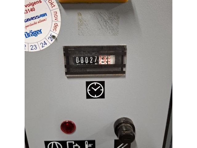 Compressor in transportkist, atlas copco, gx2 ff, 2006 - afbeelding 14 van  14