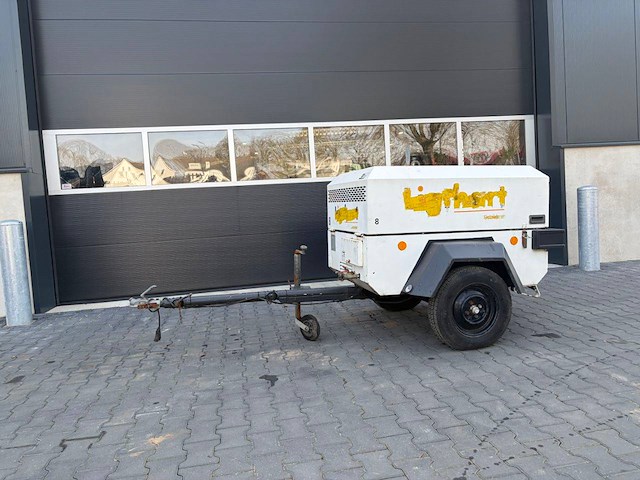 Compressor ingersoll rand p70wn diesel 7bar 1996 - afbeelding 1 van  1