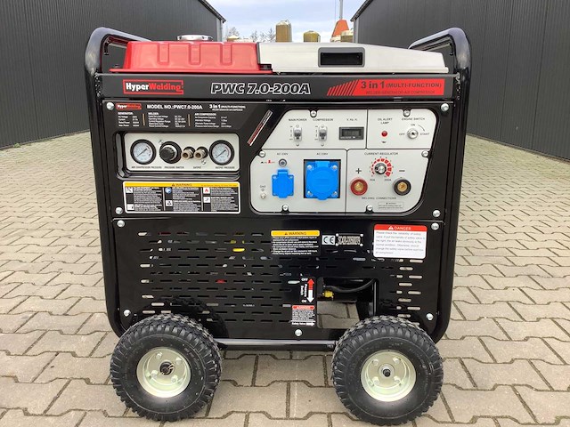 Compressor, lasapparaat, stroomgenerator - 3-in-1 mobiel werkstation - afbeelding 1 van  19