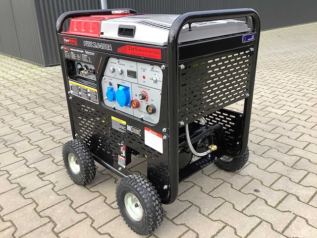 Compressor, lasapparaat, stroomgenerator - 3-in-1 mobiel werkstation - afbeelding 12 van  18