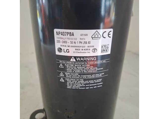Compressor, lg, np407pba - afbeelding 2 van  6
