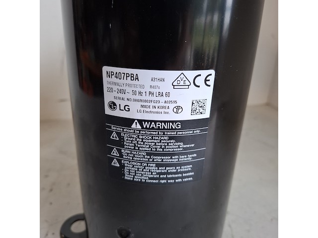 Compressor, lg, np407pba - afbeelding 3 van  4